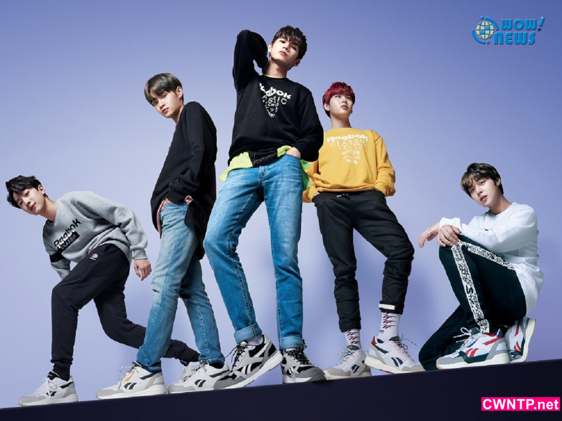 reebok classic wanna one